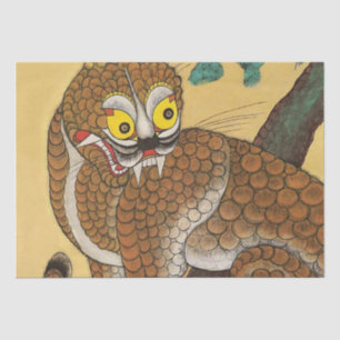 Ugly Tiger Folk Minhwa Seidenpapier
