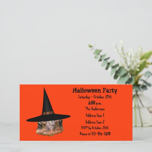 Ugly Toad Face Halloween-Party laden (Stehend Vorderseite)