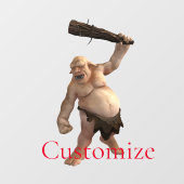 Ugly Troll Thunder_Cove Fensteraufkleber (Blatt)