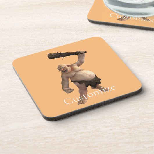 Ugly Troll Thunder_Cove Getränkeuntersetzer (Linke Seite)