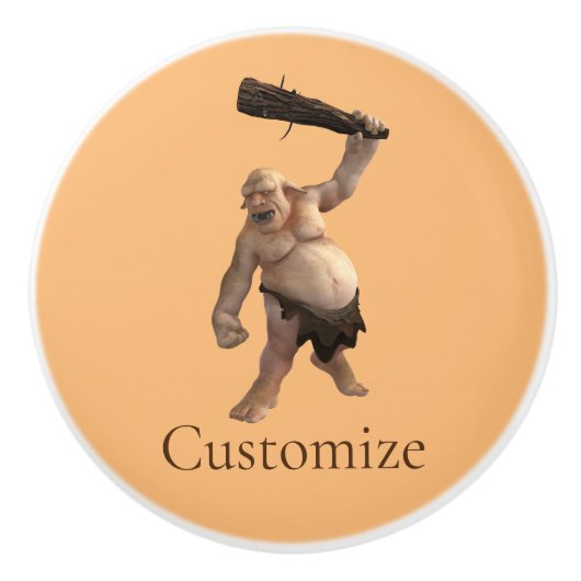 Ugly Troll Thunder_Cove Keramikknauf (Vorderseite)