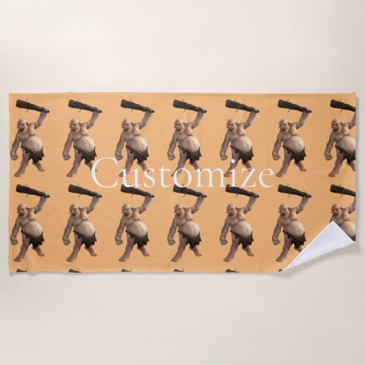 Ugly Troll Thunder_Cove Strandtuch (Vorderseite)