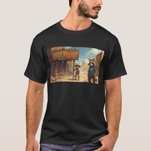 Ugly Village Old West T-Shirt (Vorderseite)