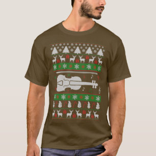 Ugly Violin Christmas Sweater T-Shirt