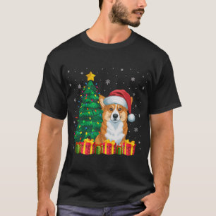 Ugly Welsh Corgi Weihnachtsmannmütze Christmas Lig T-Shirt