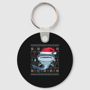 Ugly Whale Shark Lovers Xmas Sweater Santa Christm Schlüsselanhänger