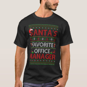 Ugly Xmas beleuchtet den Lieblingsbüromanager des  T-Shirt