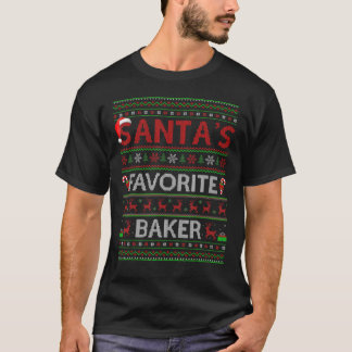 Ugly Xmas beleuchtet Weihnachts Lieblingsbaker Chr T-Shirt