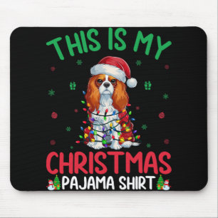 Ugly Xmas Cavalier King Charles Spaniel Dog Christ Mousepad