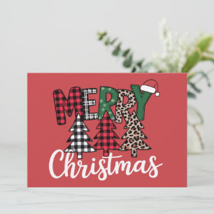 Ugly Xmas frohe und helle Weihnachtsbaum Santa Feiertagskarte