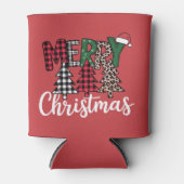 Ugly Xmas Merry and Bright Christmas Tree Santa Dosenkühler (Vorderseite)