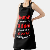 Ugly xmas Office Party Sweater Schürze (InSitu)