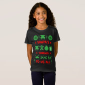 Ugly xmas Office Party Sweater T-Shirt (Vorne ganz)