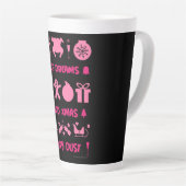 Ugly xmas Party Pullover große Kaffee-Tasse Milchtasse (Rechte Ecke)