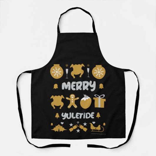 Ugly xmas Party Sweater Schürze (Vorderseite)