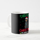 Ugly Xmas Santa German Drahthaar Pointer Dog Chri Kaffeetasse (Vorderseite Links)