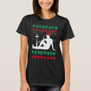 Ugly Xmas Shisha Shisha Shisha Hookah Smoke T-Shirt