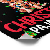 Ugly Xmas Soft Coated Wheaten Terrier Dog Christma Poster (Ecke)