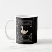 Ugly Xmas Sweater Style Goose Reindeer Christmas  Kaffeetasse (Links)