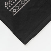 Ugly Xmas Sweater Style Gorilla Rentier Weihnachte Fleecedecke (Ecke)