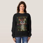 Ugly Xmas Sweater Style Lighting Armadillo Christm Sweatshirt (Vorne ganz)
