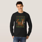 Ugly Xmas Sweater Style Lighting Mongoose Christma T-Shirt (Vorne ganz)