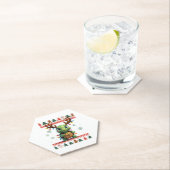 Ugly Xmas Sweater Style Lighting Turtle Christmas Untersetzer (Vor Ort)