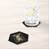 Ugly Xmas Sweater Style Lighting Turtle Christmas Untersetzer (Vor Ort)