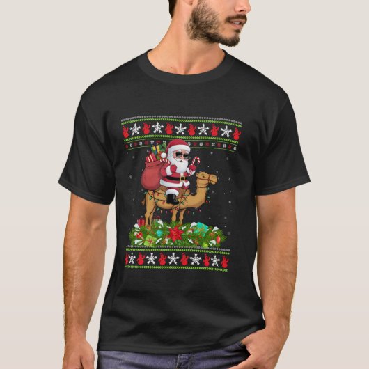 Ugly Xmas Sweater Style Weihnachtsfeier T-Shirt (Vorderseite)