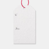 Ugly Xmas Sweaters Polar Bear Snowman Rudolf Red Geschenkanhänger (Rückseite)