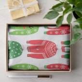 Ugly Xmas Sweaters Polar Bear Snowman Rudolf Red Seidenpapier (Geschenk)