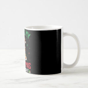Ugly Xmas Tree Lights Santa Akita Inu Dog Christma Kaffeetasse