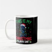 Ugly Xmas Tree Lights Santa Cane Corso Dog Christm Kaffeetasse (Links)