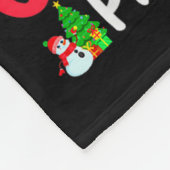 Ugly Xmas Tree Lights Santa Ladybug Christmas Paja Fleecedecke (Ecke)