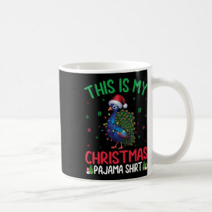 Ugly Xmas Tree Lights Santa Pea Kaffeetasse