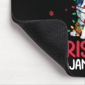 Ugly Xmas Tree Santa Shetland Sheepdog Hund Christ Mousepad (Ecke)