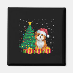 Ugly Zuchon Weihnachtsmannmütze Christmas Lights D Magnet
