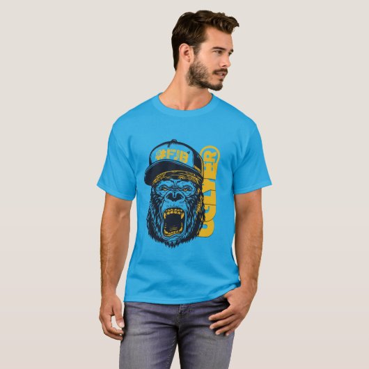 UGLYE ®️ Ferocious Gorilla T - Shirt (Vorne ganz)