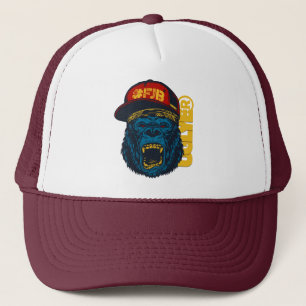 UGLYE ®️ Ferocious Gorilla Trucker Hat Truckerkappe