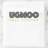 UGMOO Ugly Clothes Aufkleber (Tasche)