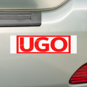 Ugo Briefmarke Autoaufkleber (Auf Auto)
