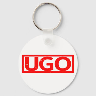Ugo Briefmarke Schlüsselanhänger