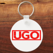 Ugo Briefmarke Schlüsselanhänger (Vorderseite)