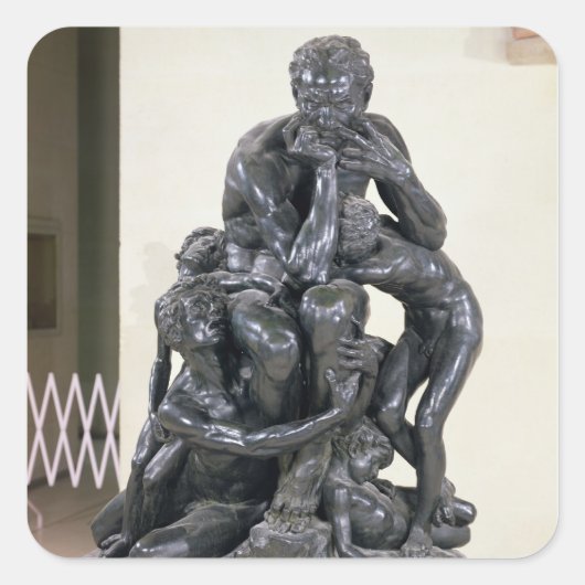 Ugolino und seine Sohn, 1860 Quadratischer Aufkleber (Vorderseite)