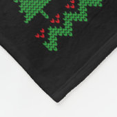 Ugor Christmas French Bulldog Riding Car Red Santa Fleecedecke (Ecke)