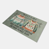 Ugor Christmas Sweater Welcome Door Mat Fußmatte (Schrägansicht)