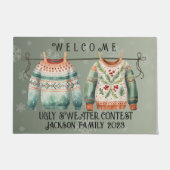 Ugor Christmas Sweater Welcome Door Mat Fußmatte (Vorderseite)