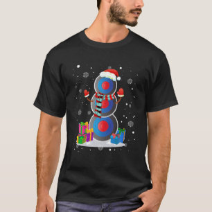Uguler Christmas Sweater Style Archery Snowman Chr T-Shirt