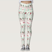 Uguler Weihnachts-Sweater-Pattern Urlaub Leggings (Vorderseite)