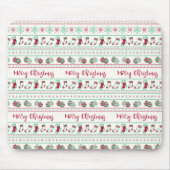 Uguler Weihnachts-Sweater-Pattern Urlaub Mousepad (Vorne)